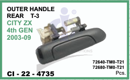 CI-4735 Outer Handle for Honda City ZX T-4 Rear