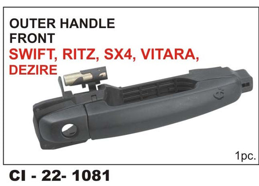 CI-1081 Outer Handle for Maruti Suzuki Swift, Ertiga and Ritz Front