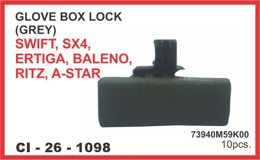 CI-1098 Dashboard Lock for Swift, SX4 and Baleno Grey