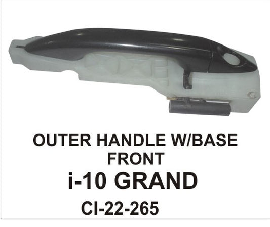 CI-0265 Outer Handle with Base for Hyundai Grand i10 Front