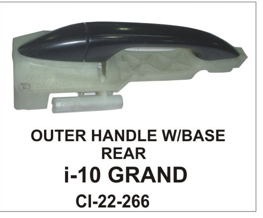 CI-0266 Outer Handle with Base for Hyundai Grand i10 Rear
