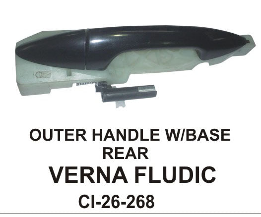 CI-0268 Outer Handle with Base for Hyundai Verna Fluidic Rear