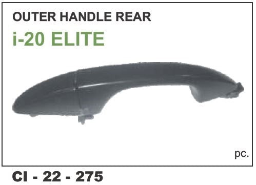 CI-0275 Outer Handle without Base for Hyundai i20 Elite Rear