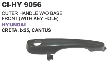 CI-9056 Outer Handle Without Base Hyundai Creta Front