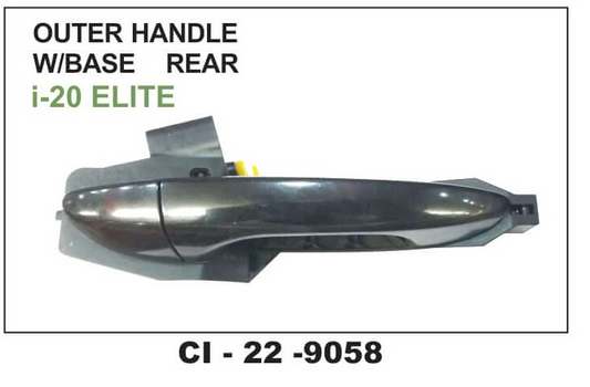 CI-9058 Outer Handle with Base Hyundai i20 Elite Rear